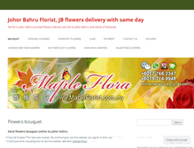 Tablet Screenshot of johorbahruflorist.com